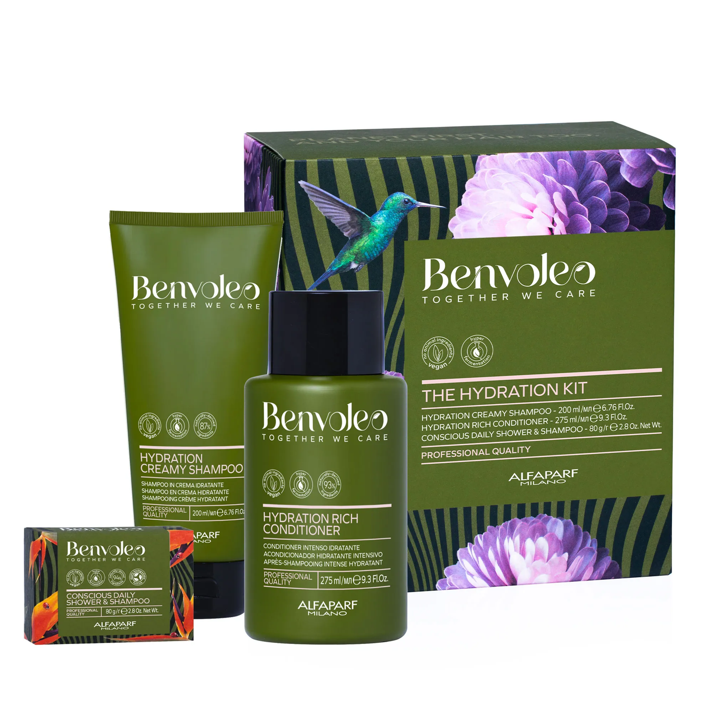 Kit regalo Alfaparf Shampoo + Acondicionador Hidratación Profunda