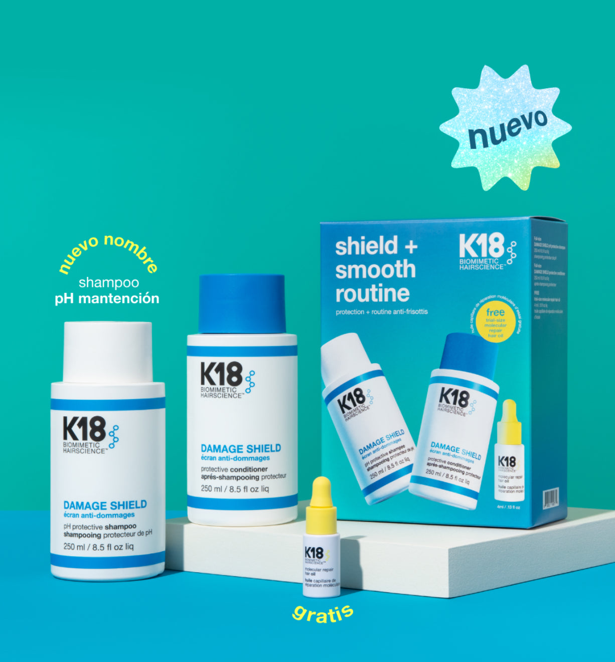 Protección y suavidad rutinas K18