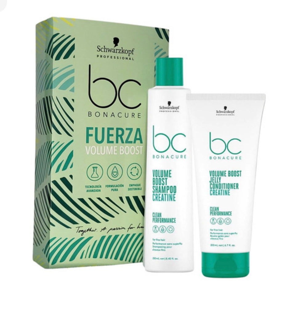 Pack  Shampoo Y Acondicionador Schwarzkopf Volume Boost Bc
