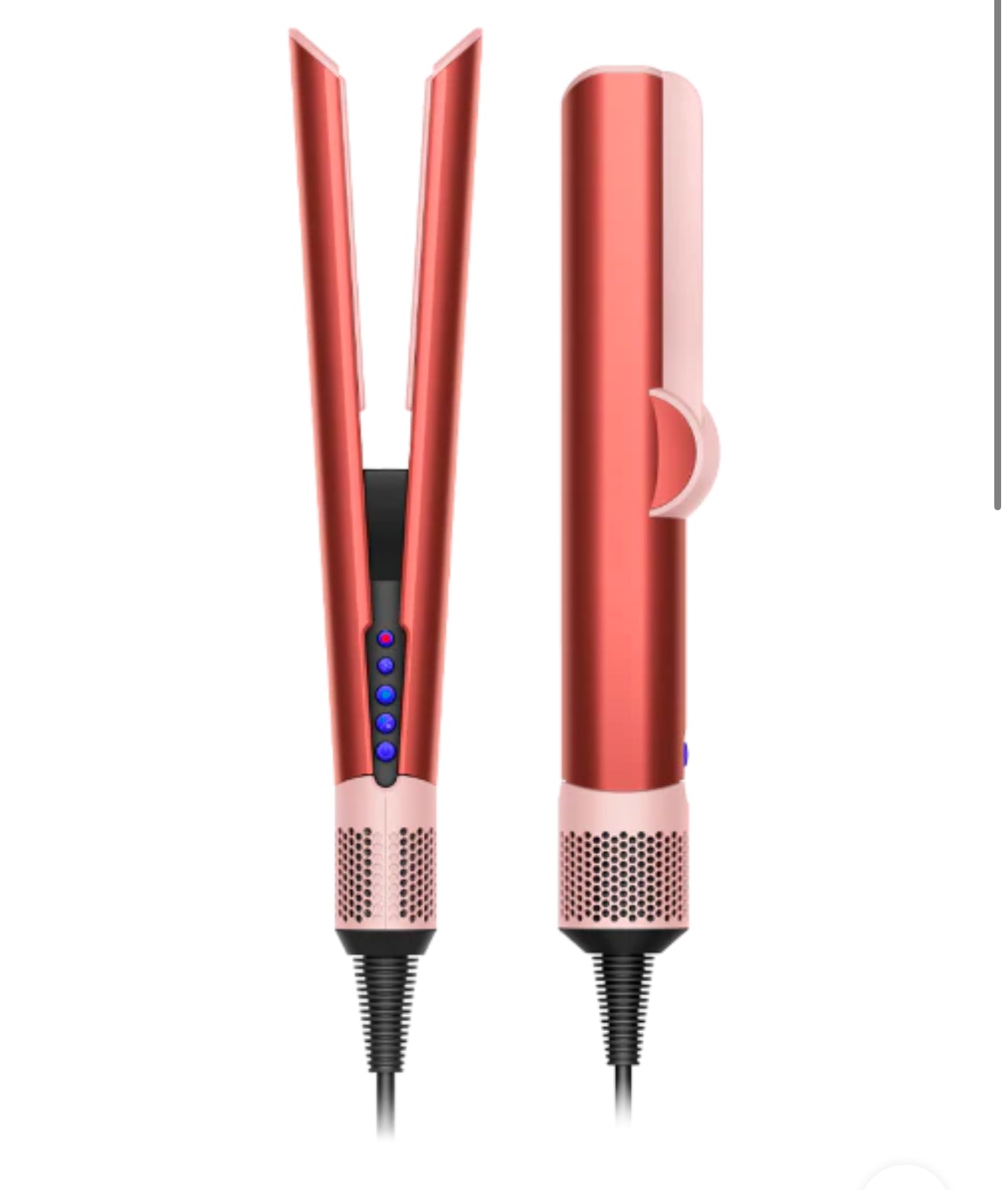 Plancha y secadora Dyson Airstrait™ (fresa bronce/rosa rubor)