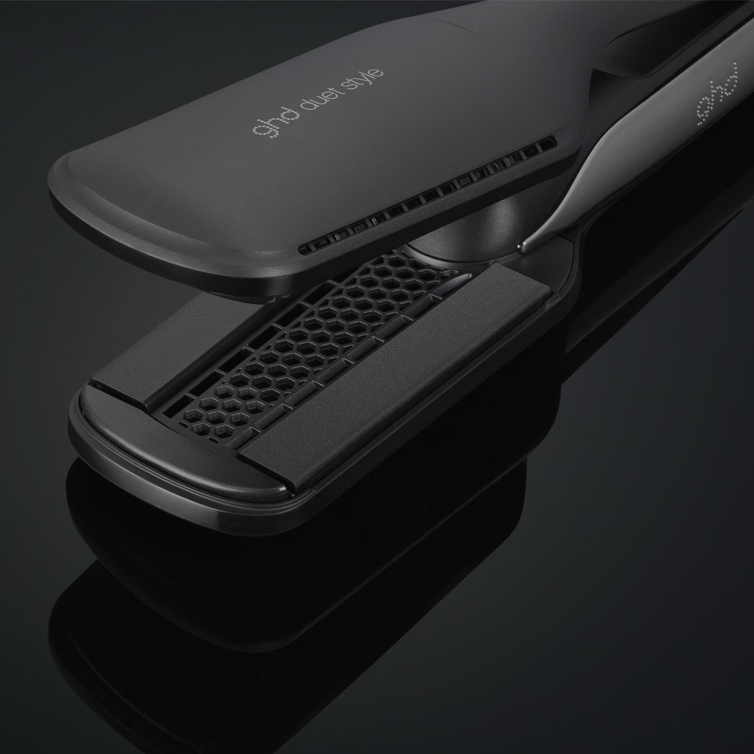 PLANCHA DE PELO DE AIRE CALIENTE 2 EN 1 GHD DUET NEGRA