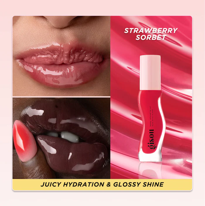 Aceite de labios con infusión de miel straberry