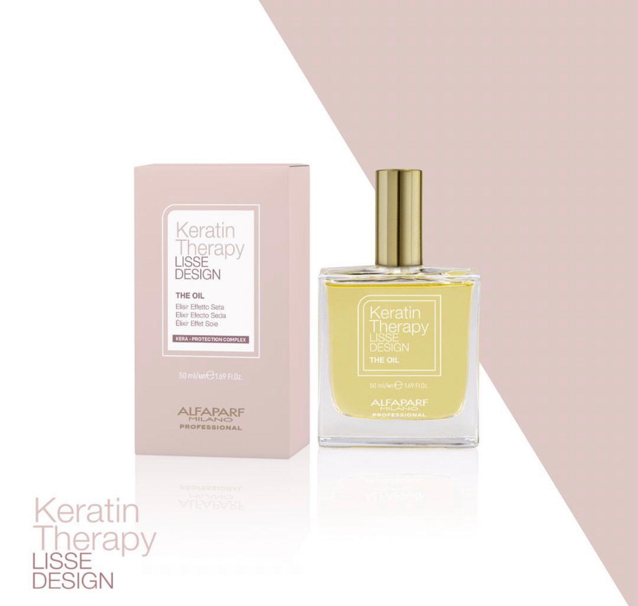 Aceite The Oil Lisse Design 50ml Alfaparf Efecto Seda