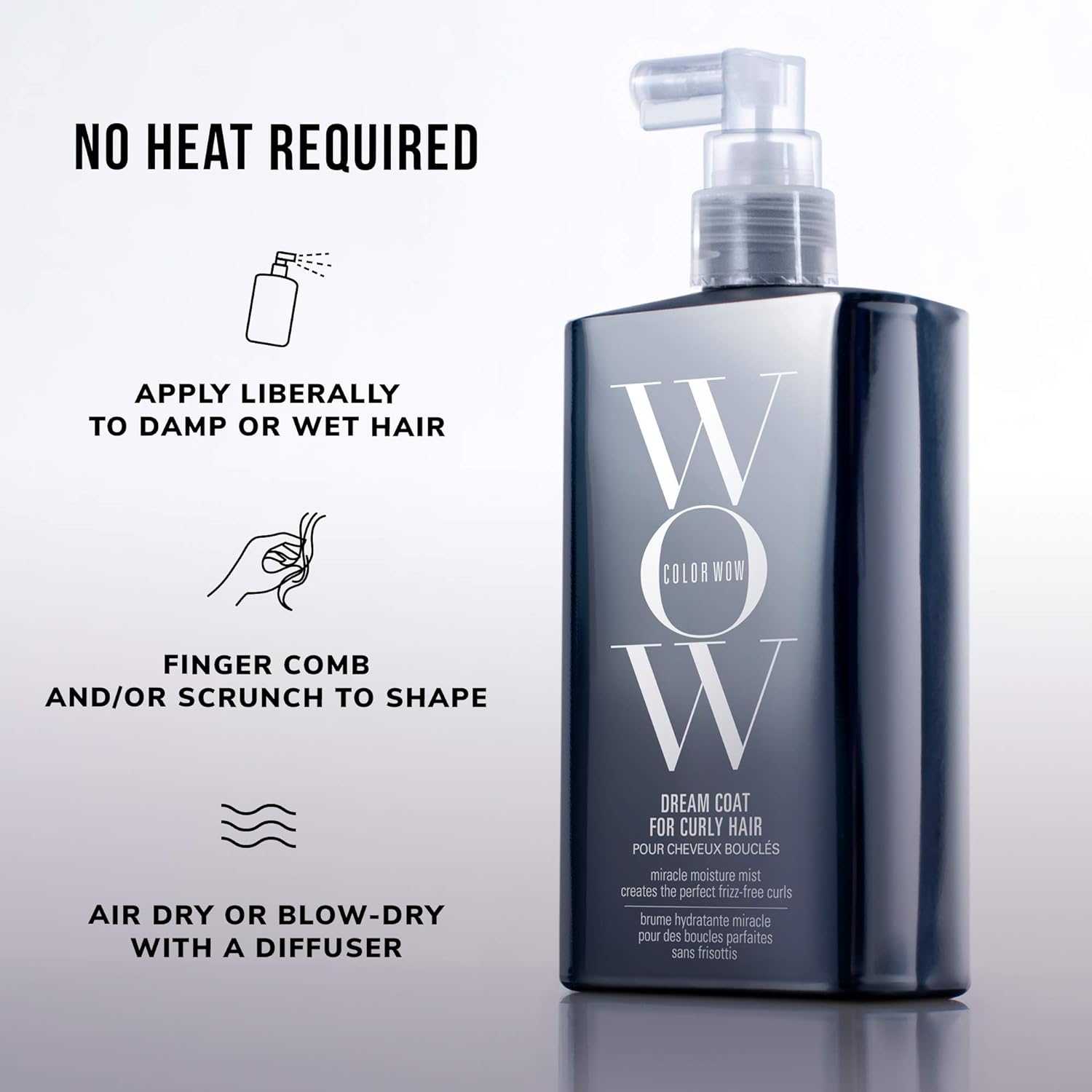Dream Coat For Curly Hair - Color WOW - Todo en uno para ondas y rizos brillantes y definidos