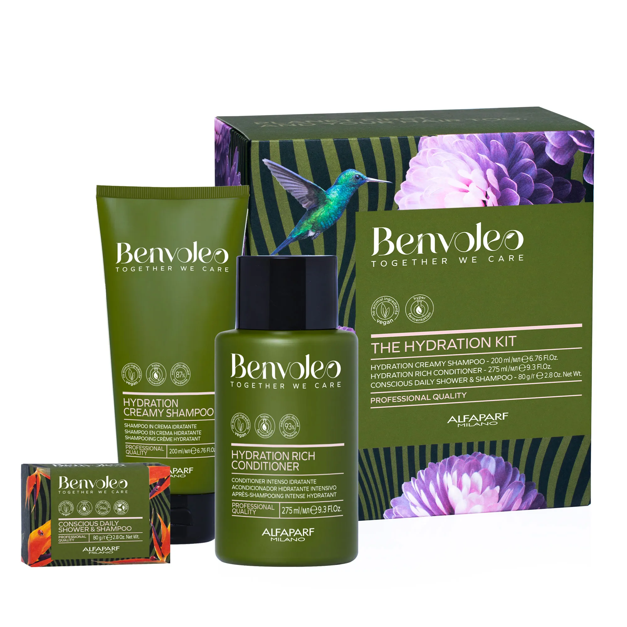 Kit regalo Alfaparf Shampoo + Acondicionador Hidratación Profunda