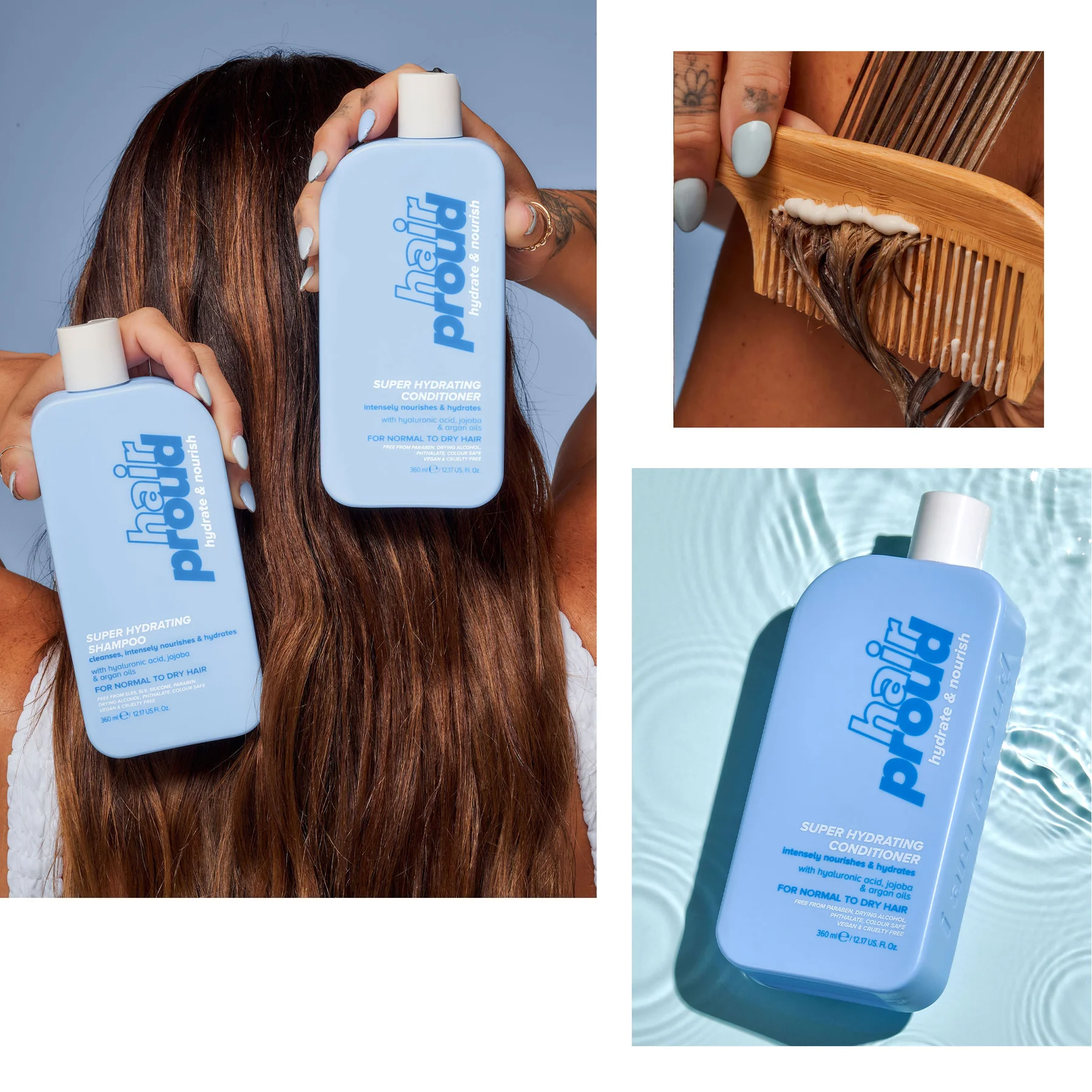 cabello orgulloso - conjunto de súper hidratación PRE ORDEN