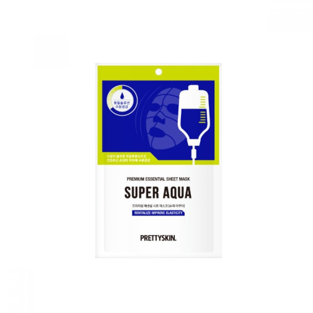 PRETTYSKIN - Premium Essential Sheet Mask Super Aqua - 1pieza