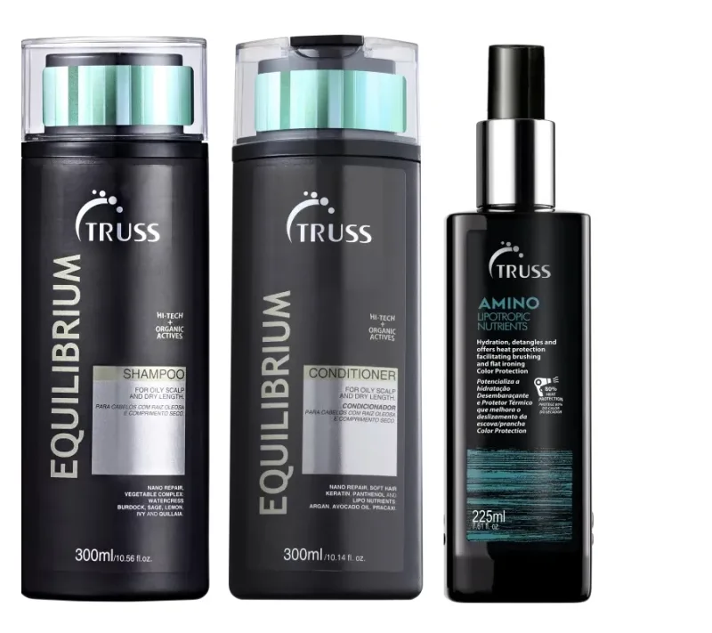 Kit Truss Amino + Equilibrium Care Trio (3 Produtos)