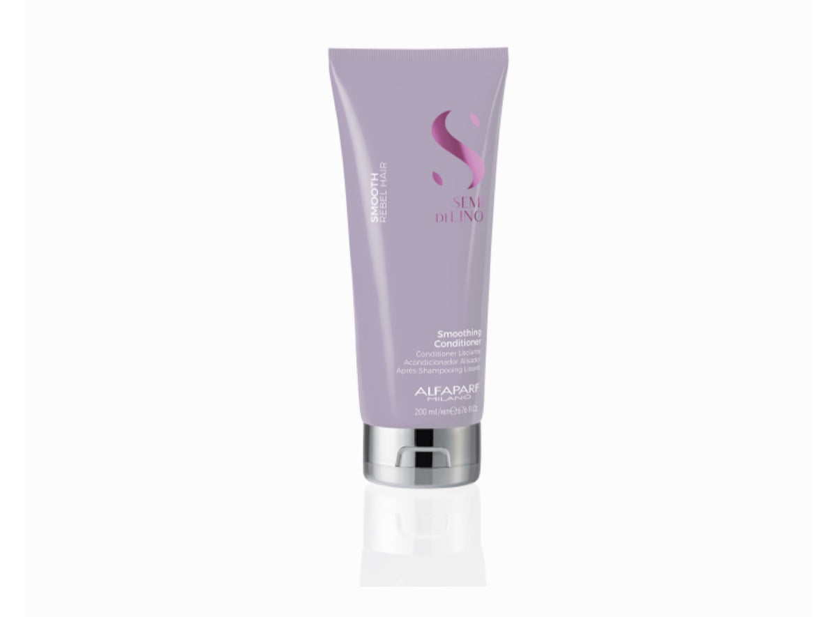 Alfaparf Semi de lino Smooth Acondicionador Alisador Cabello rebelde 200ml
