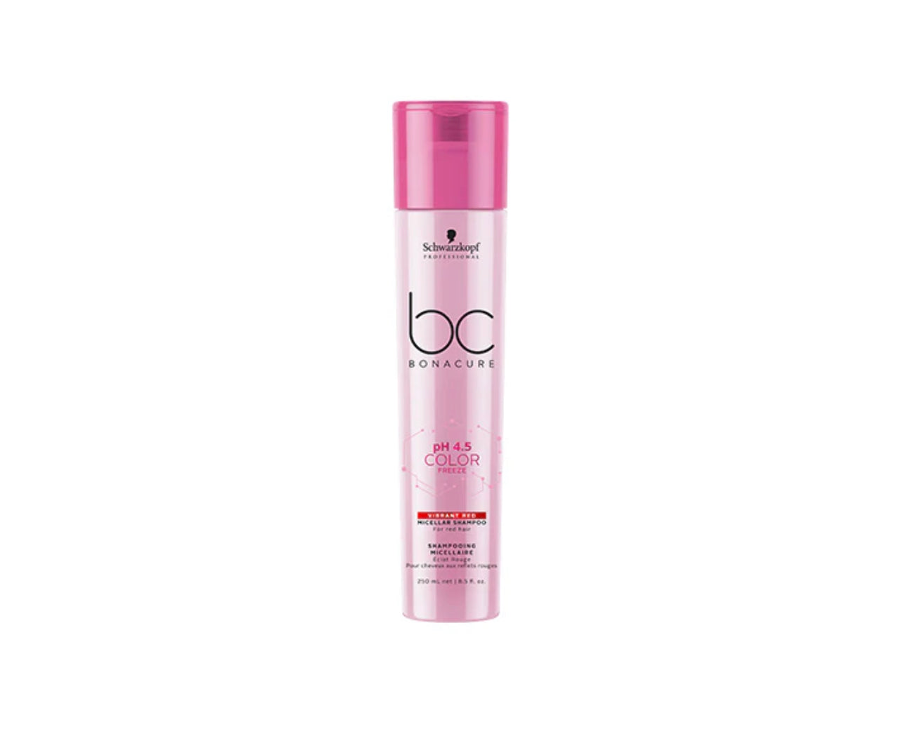 BC PH 4.5 COLOR FREEZE SHAMPOO MICELAR ROJO INTENSO - 250ML