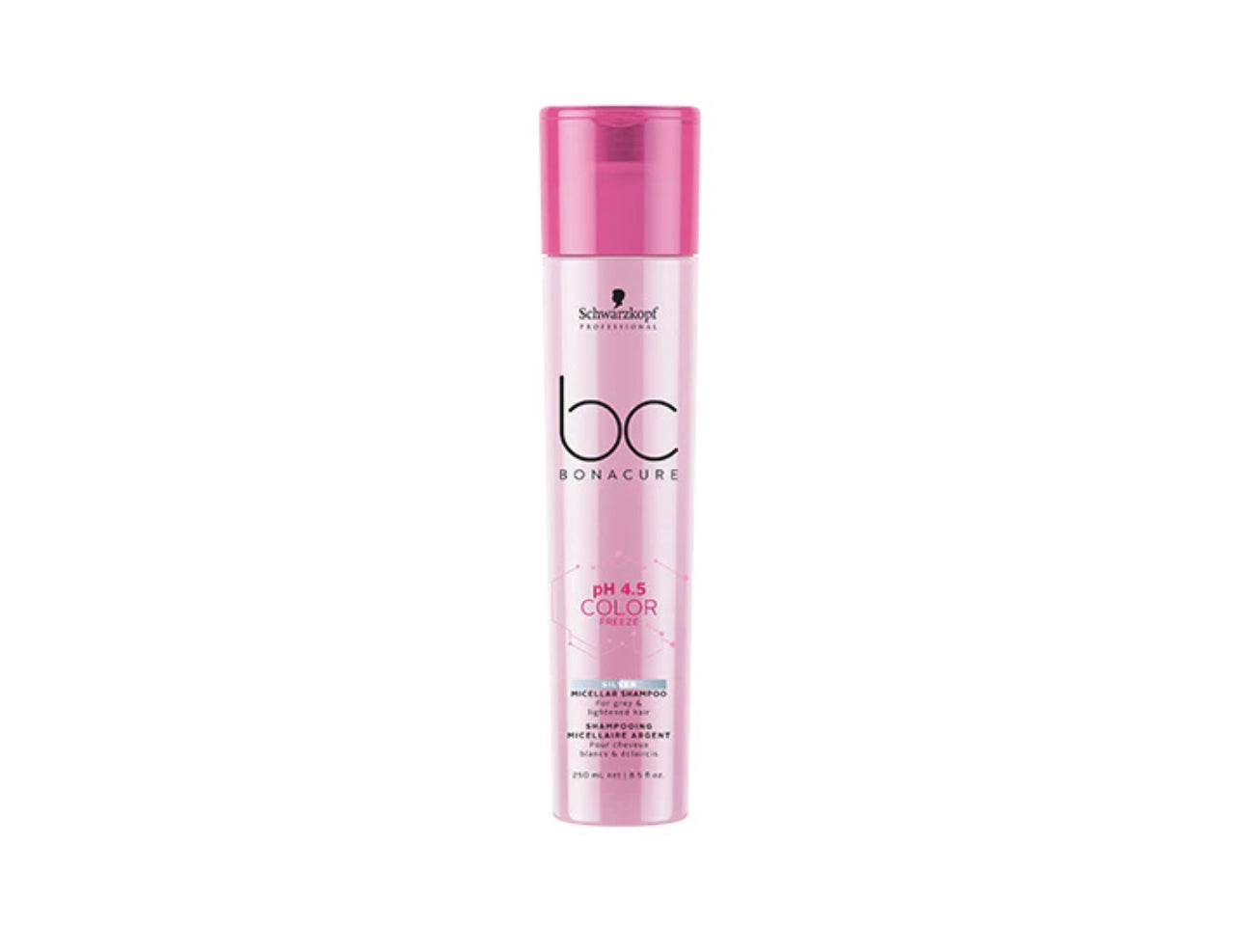 BC PH 4.5 COLOR FREEZE SHAMPOO MICELAR (SILVER) ESPECIAL CANAS - 250ML