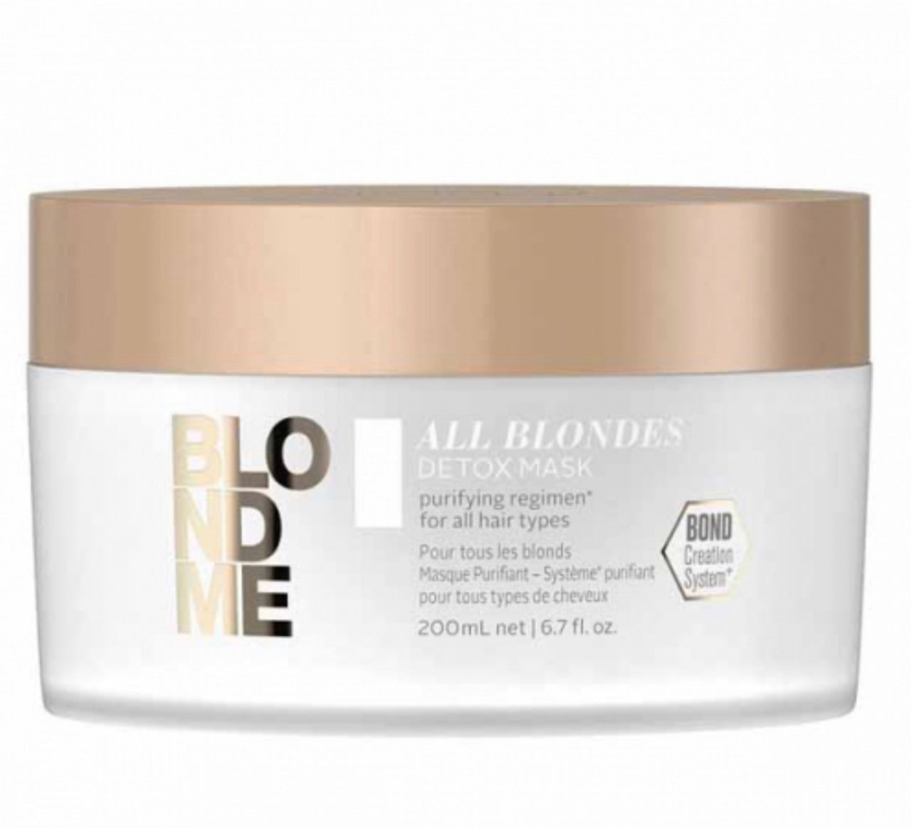 Schwarzkopf BlondMe All Blondes Detox Mascarilla Detox para todo tipo de Rubios 200ml